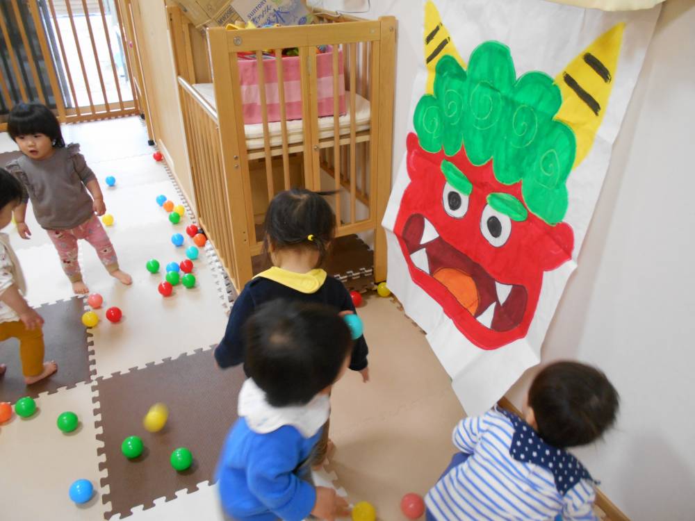 ひよこ組🐣節分＆お絵描き