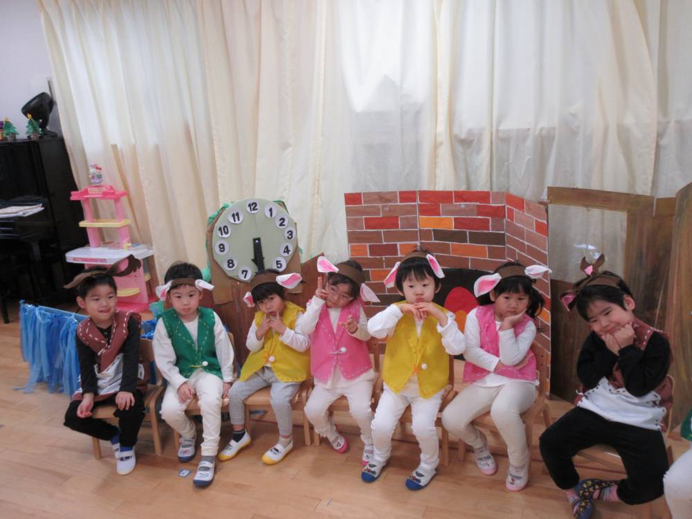 おおかみと子やぎたち　ぱんだ組🐼