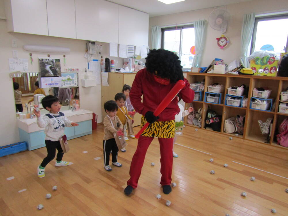 うさぎ組🐰　節分の様子👹