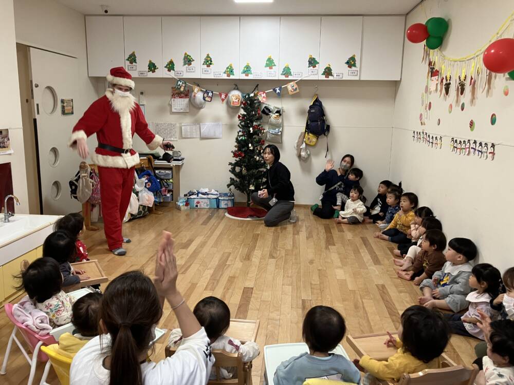 ひよこ組🐣りす組🐿クリスマス会がありました🎄①