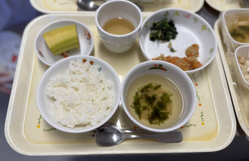 🌷今日の給食🌷
