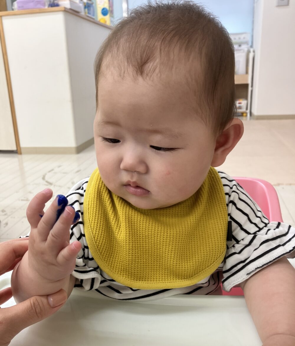 フィンガーペイントをしました😄♪