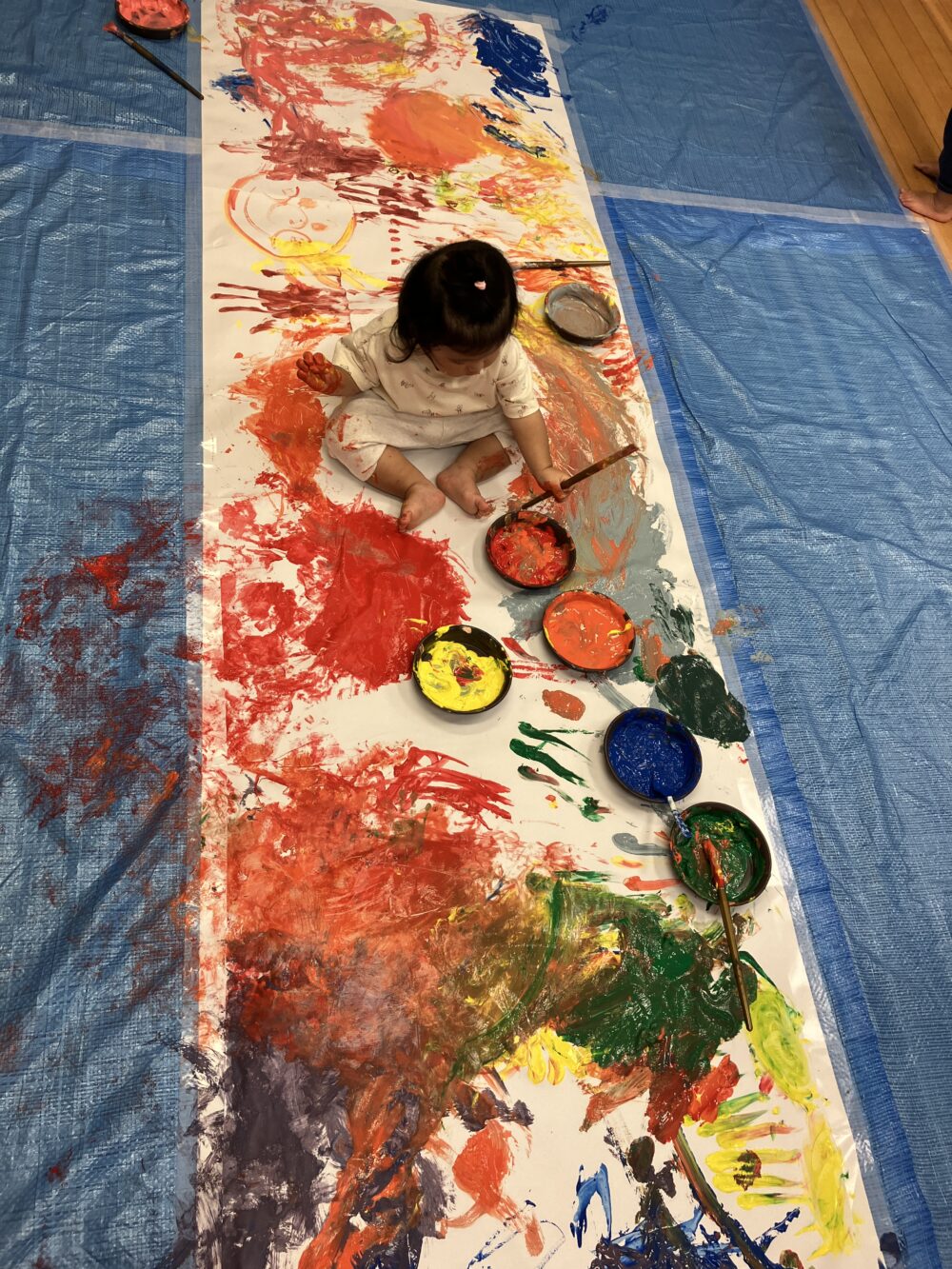 第２回ボディペインティング🌟たんぽぽ組